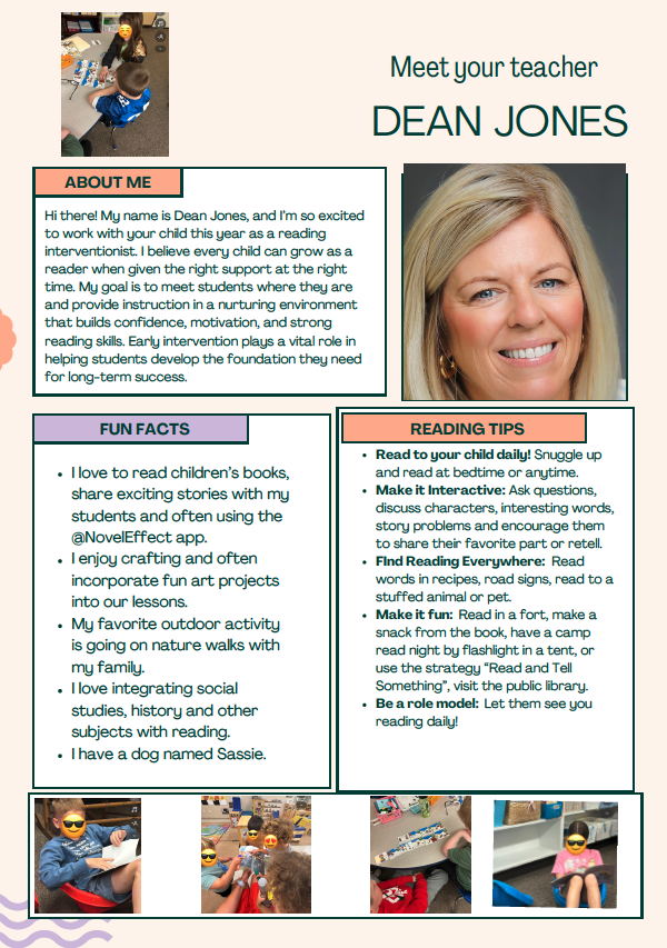 Reading Tips from Ms. Jones